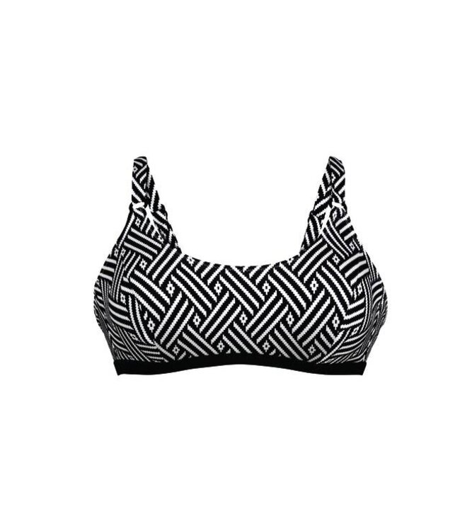 Prothesebikinitop Style Nola - Zwart/Wit