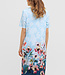 Nightdress Round Neck - Placed Flowers