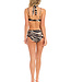 Halter Bikini Set Soft Foam Cup Under Wired - Zwart