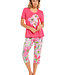 Pyjama Capri Pants - Pink