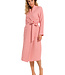 Morning Gown Shawl Collar 120cm - Light Pink