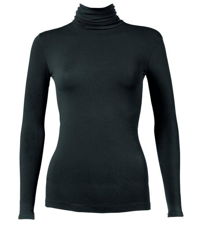 Perfect Line Modal Turtle Neck - Zwart