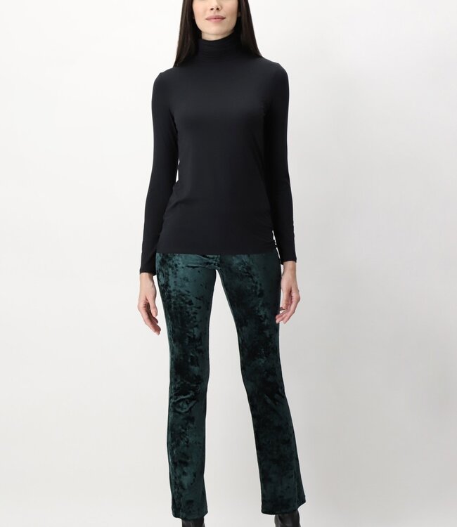 Perfect Line Modal Turtle Neck - Zwart