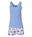 Sleeveless Shortama - Light Blue