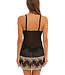 Embrace Lace Chemise - Zwart