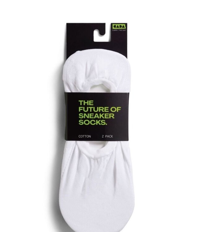 Casa Cotton Sneakersok 2-pack - White