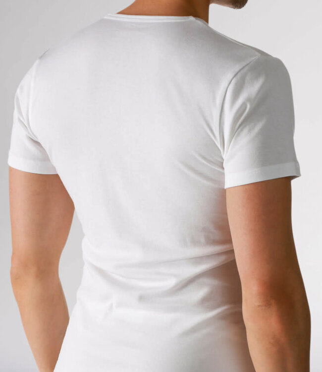 Noblesse T-Shirt V-Hals Kortemouw - Wit