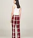 Flannel Pant - Plaid Red