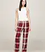 Flannel Pant - Plaid Red