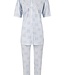 Women Pyjama met 1/1 broek - Blauw