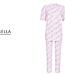 Women Pyjama met 1/1 broek - Roze