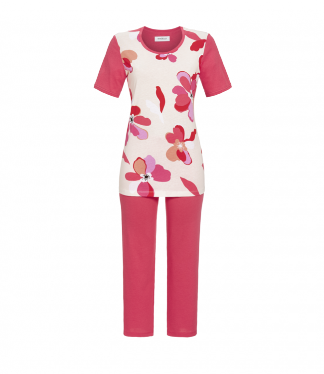 Ringella Pyjama met bloemendessin - Perle