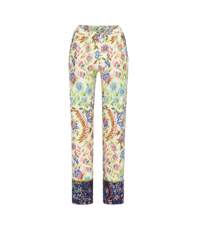 Lange Broek met Bloemendesign - Vanille