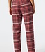 Loungebroek Lang Flanel - Maroon