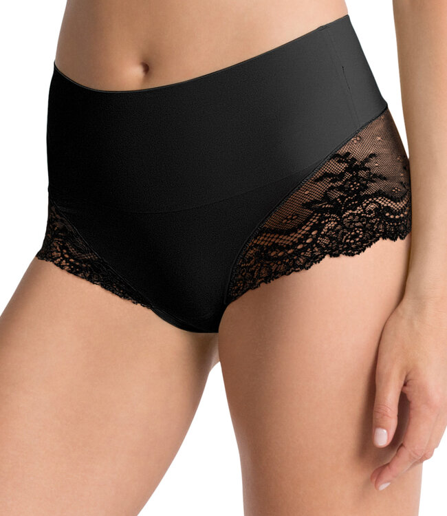 Spanx Lace Hi-Hipster - Zwart