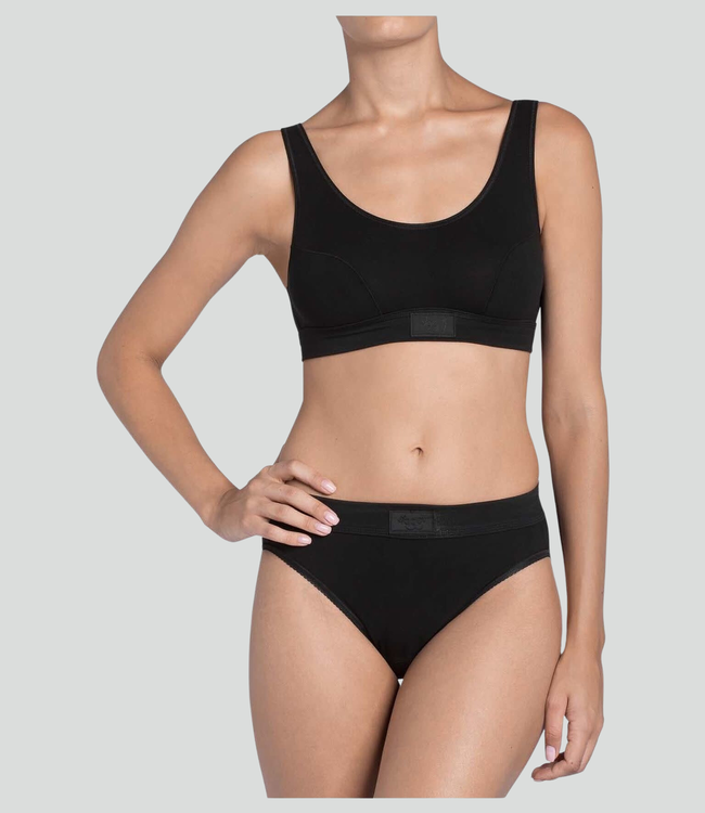 Double Comfort Top - Zwart