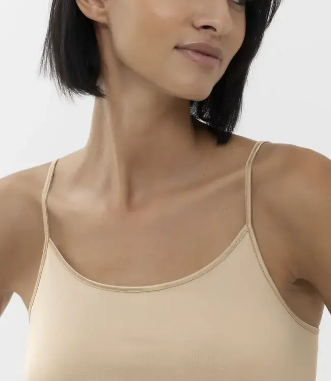 Emotion Spaghetti Top - Cream Tan