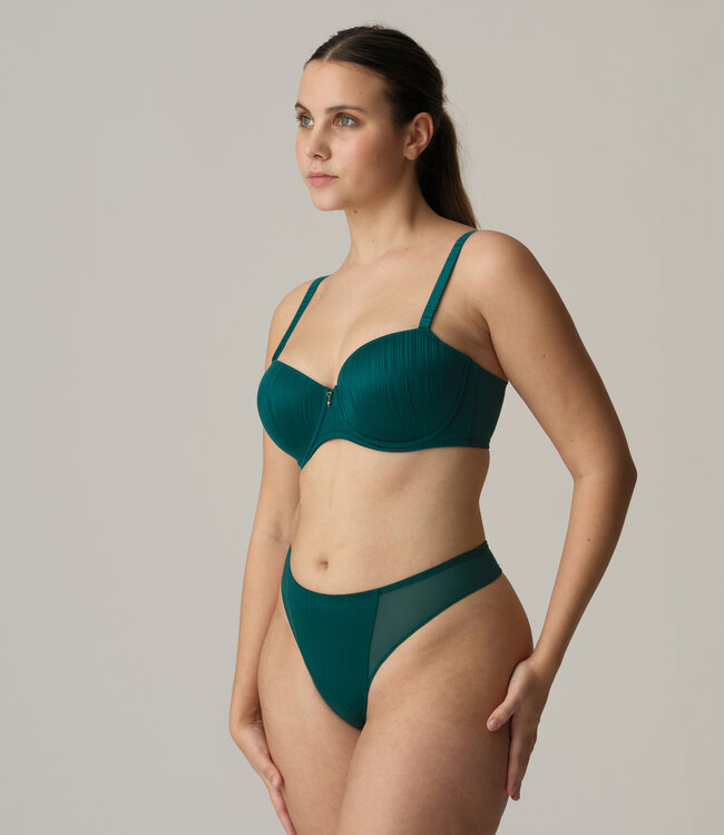 Knokke Voorgevormde Balconette Bh - Jasper Green