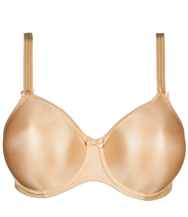 Satin Volle Cup BH Naadloos - Cognac