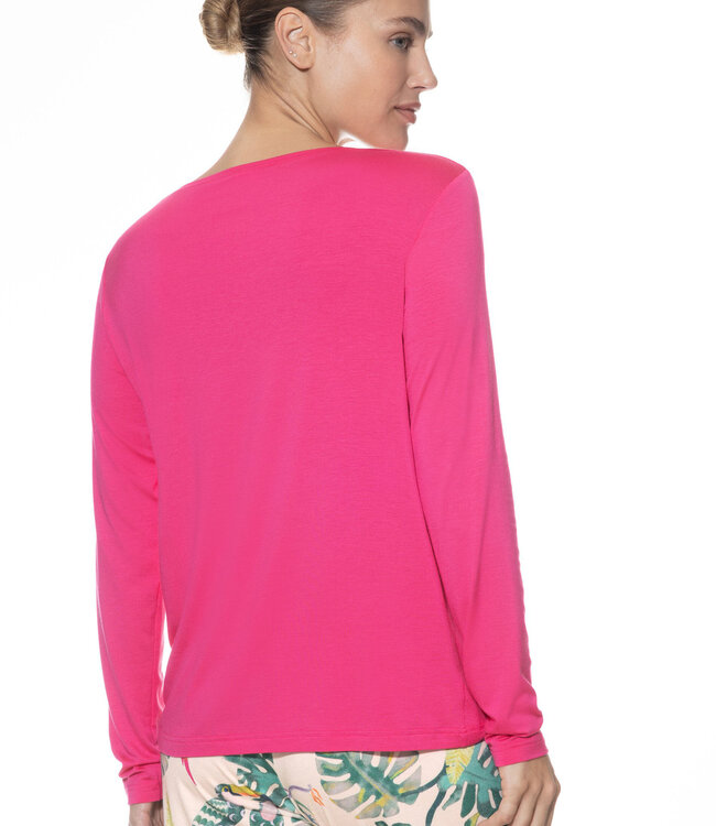T-Shirt Long Sleeve - Exotic Pink