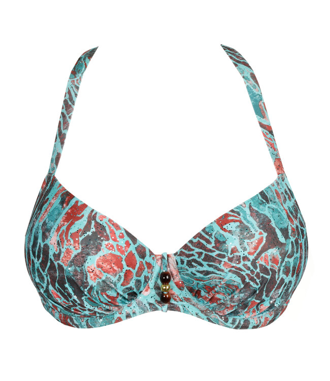 Riyad Volle Cup Bikinitop - Turquoise Seas
