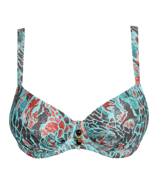 Riyad Volle Cup Bikinitop - Turquoise Seas
