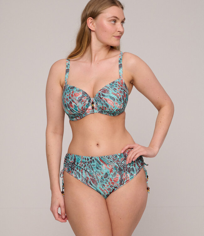 Riyad Volle Cup Bikinitop - Turquoise Seas