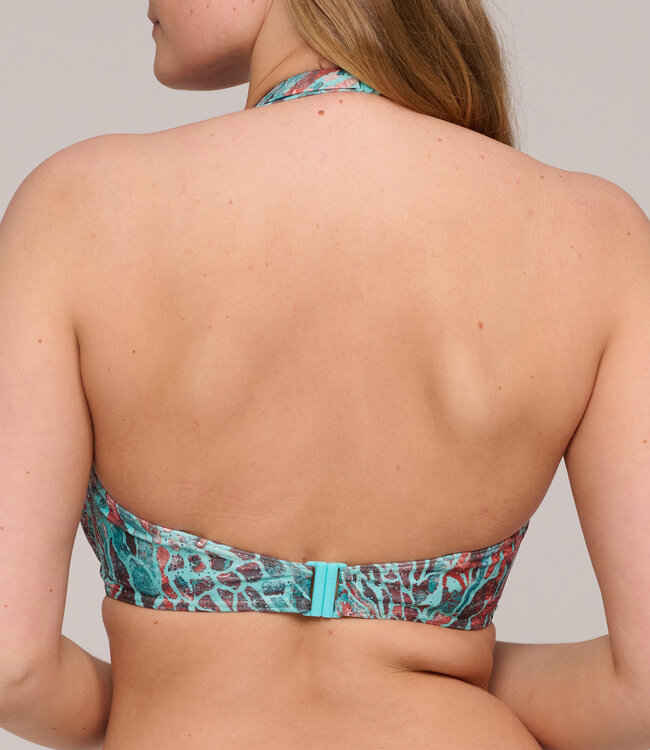 Riyad Volle Cup Bikinitop - Turquoise Seas