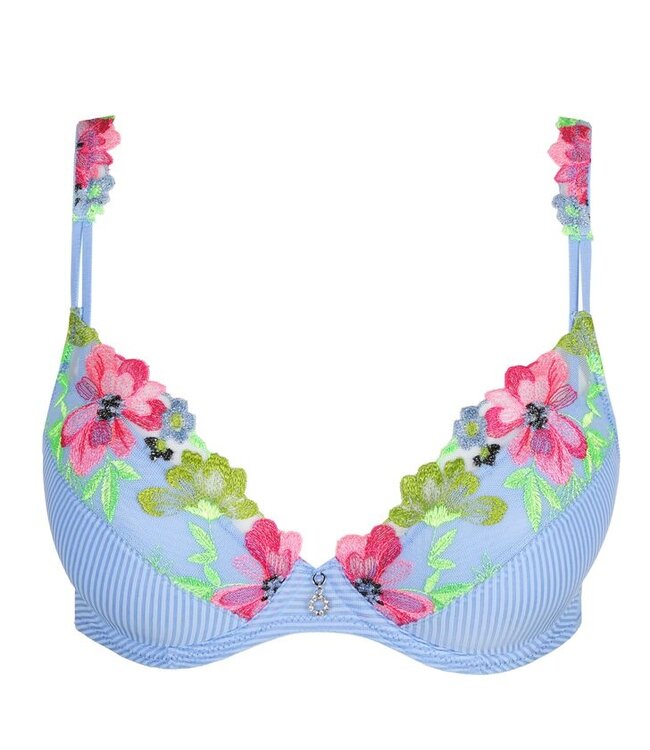 Odilly Push-Up Bh Uitneembare Pads - Santorini Blue