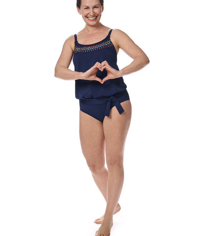 Thassos Tankini Navy/Multi