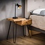 WoonStijl Sidetable / nachtkastje live edge links