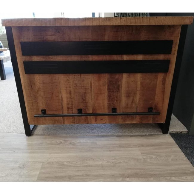 Benoa Bar / Balie Bas industrieel mango