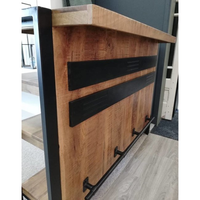 Benoa Bar / Balie Bas industrieel mango