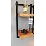 WoonStijl Wandplank Live Edge 30 cm breed, 65 cm hoog