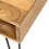 WoonStijl TV-meubel Quadro met 2 vakken / Massief acacia naturel