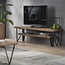 TV-meubel 160x40 1 tussenplank / Robuust hardhout