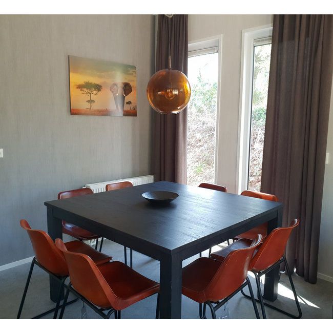 Eettafel blacknight eiken - Diverse afmetingen