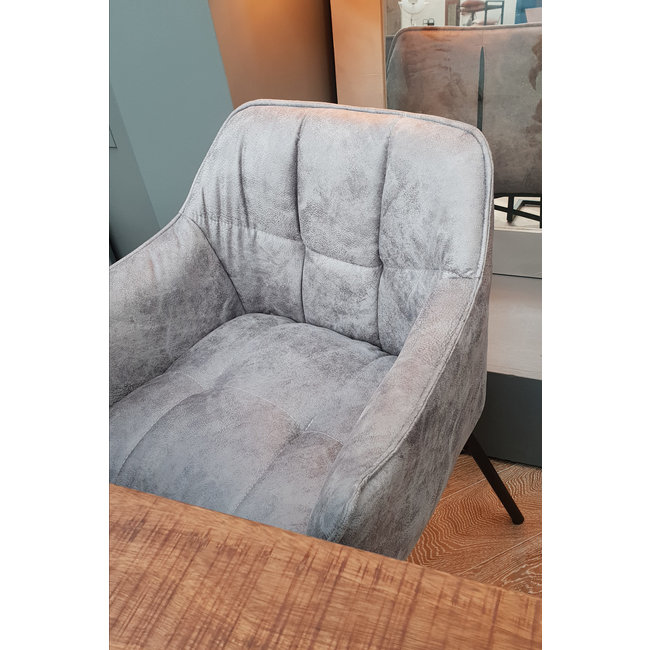 Benoa Eettafelstoel Boston - grijs en groen