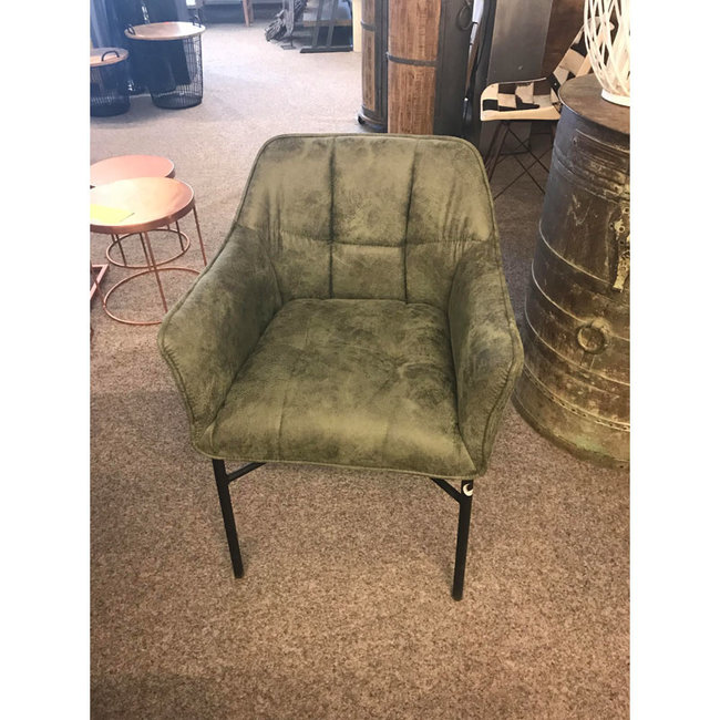 Benoa Eettafelstoel Boston - grijs en groen