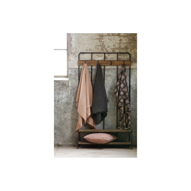 BePureHome Plaid Double Check Nude