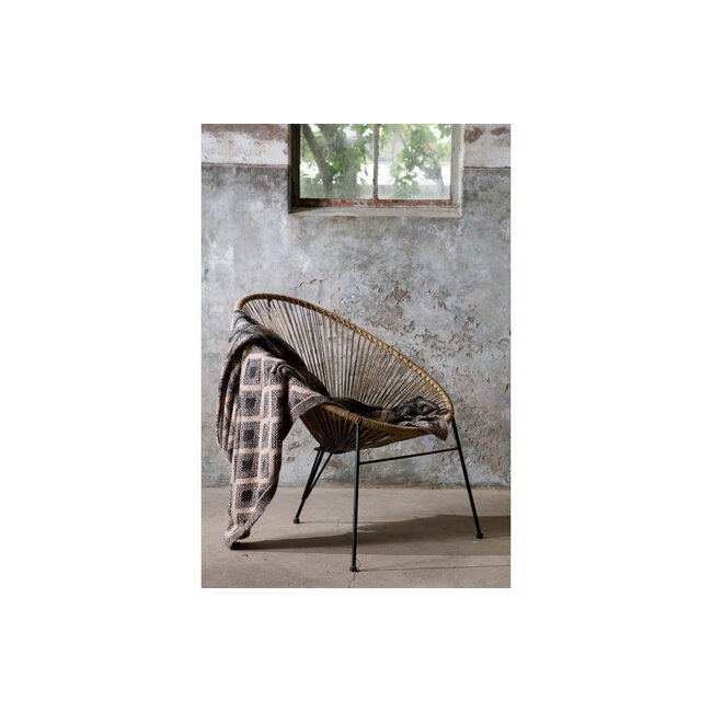 BePureHome Plaid Double Check Nude