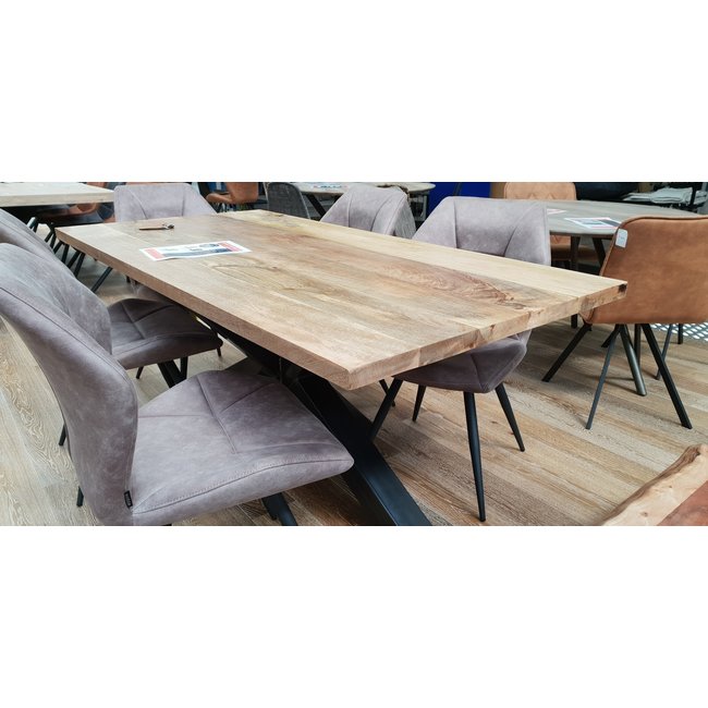 Benoa Eettafel Mango Matrixpoot - verkrijgbaar in 5 afmetingen