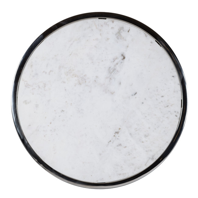 Richmond Interiors Bijzettafel Jaimy met marmeren top groot