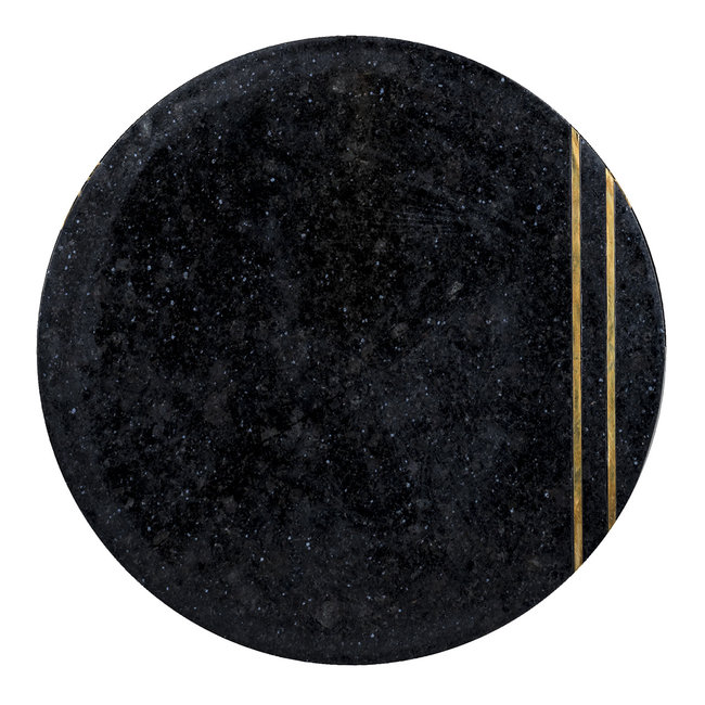 Richmond Interiors Bijzettafel Casey met marmeren top zwart