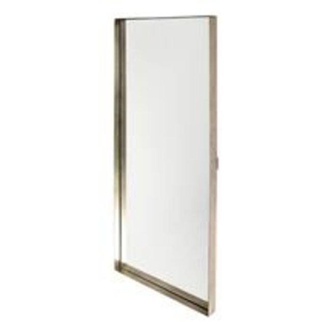 WoonStijl Spiegel 40x100 opstaande rand goudkleurig