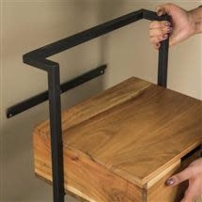 WoonStijl Nachtkastje air solid acacia naturel