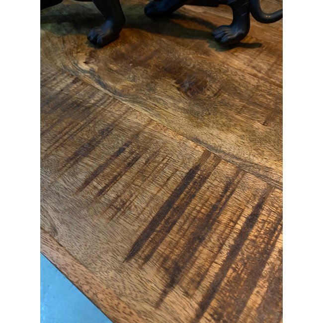 Benoa Ladekast Mango industrieel met open vak