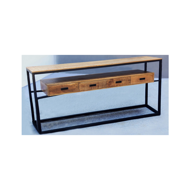 Benoa Sidetable Len mango 4 lades