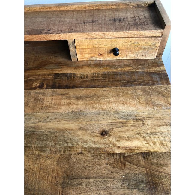 Benoa Bureau Mango met 2 lades 120 cm