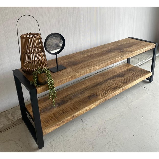 Benoa TV meubel Industrial Mango - 120 cm